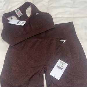 Gymshark brown vital set